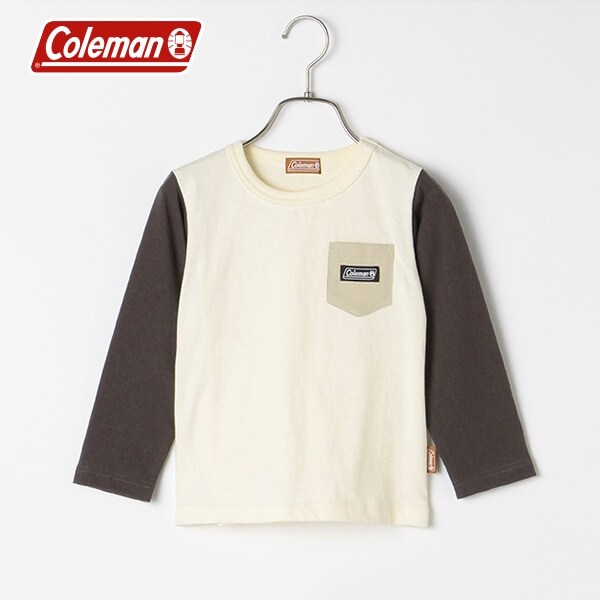 【Coleman】バイカラー長袖Tシャツ