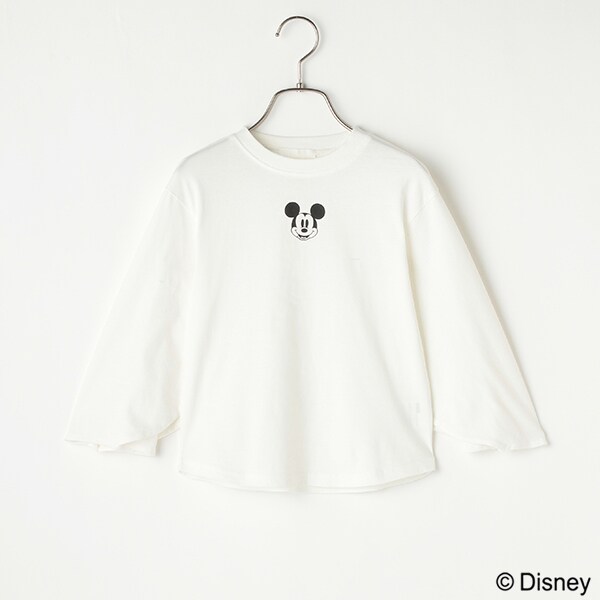 【DISNEY】MICKEY/シルエットTシャツ