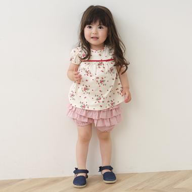 メゾピアノ　新品　140  シェル　Tシャツ　グラデーション ショートパンツ メゾピアノ 新品 140 シェル Tシャツ グラデーション ショート