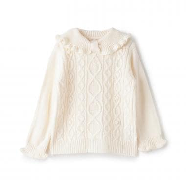 GIRL'Sケーブルセーター