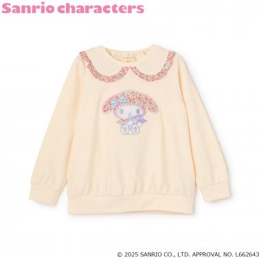【マイメロディ】リバティファブリックアップリケトレーナー