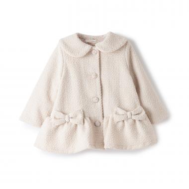 リバティボタンフリルコート