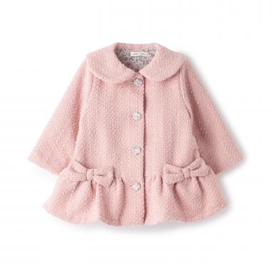 リバティボタンフリルコート