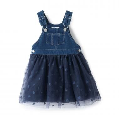 ニットデニムジャンパースカート