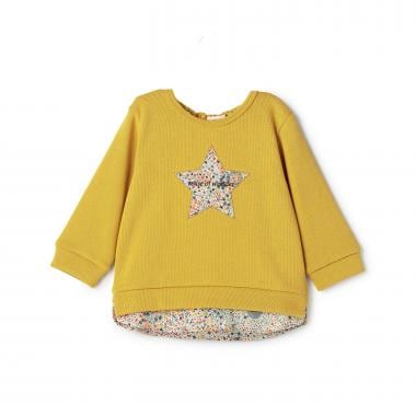 レイヤード風トレーナー