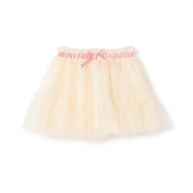 ドットチュールスカート