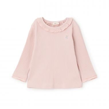 メローフリル長袖Tシャツ