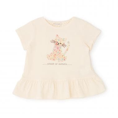 リバティcat半袖Tシャツ