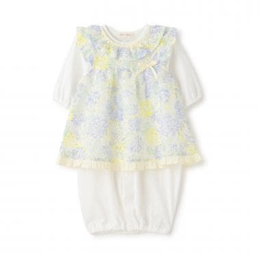 アジサイレースエプロンつき2WAYオール