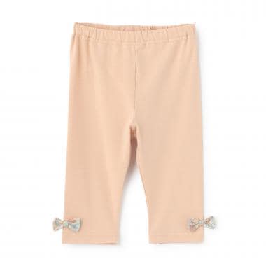 オーガニックリバティリボン7分丈レギンス