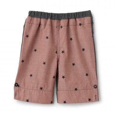 星柄ダンガリーハーフパンツ