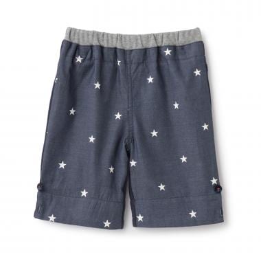 星柄ダンガリーハーフパンツ