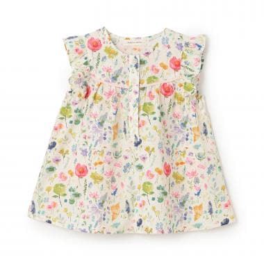 ボタニカルフラワーチュニック