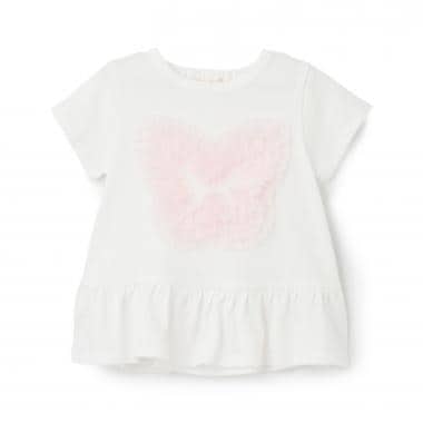 ちょうちょチュールフリルTシャツ