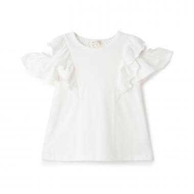 オフショルフリルＴシャツ