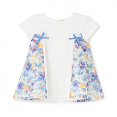 花柄キリカエチュニック