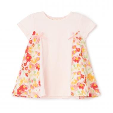 花柄キリカエチュニック