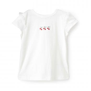 チェリー刺しゅう半袖Tシャツ
