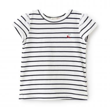 チェリー刺しゅう半袖Tシャツ