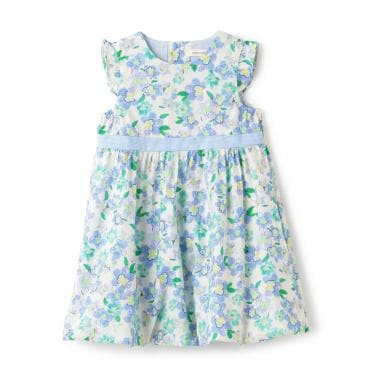 小花柄バルーンワンピース