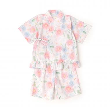 花柄甚平スーツ