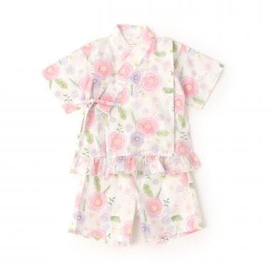 花柄甚平スーツ