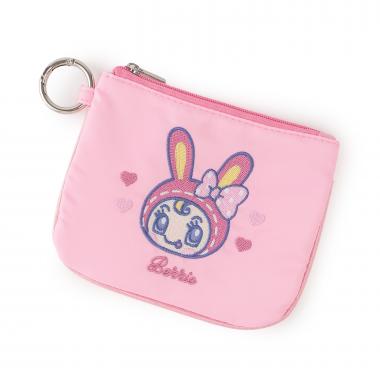 フラット刺しゅうポーチ