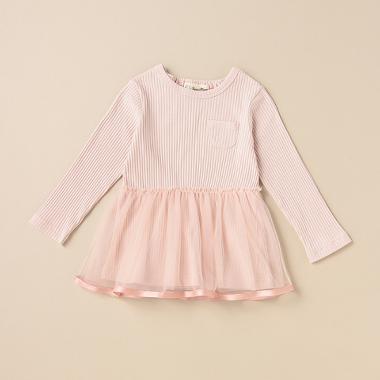 テレコチュール長袖Tシャツ