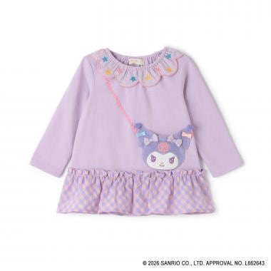 【マイメロディ/シナモロール/クロミ】ポシェット長袖Tシャツ