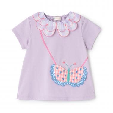 ちょうちょポシェットTシャツ