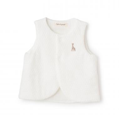 水玉ベロアベスト