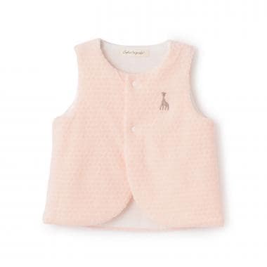 水玉ベロアベスト