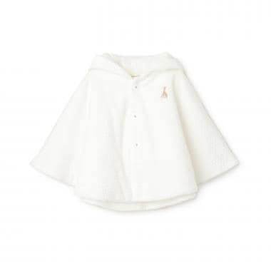 水玉ベロアマント【日本製】