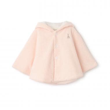 水玉ベロアマント【日本製】