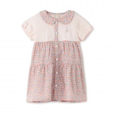 花柄ワンピース