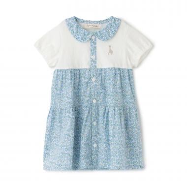 花柄ワンピース