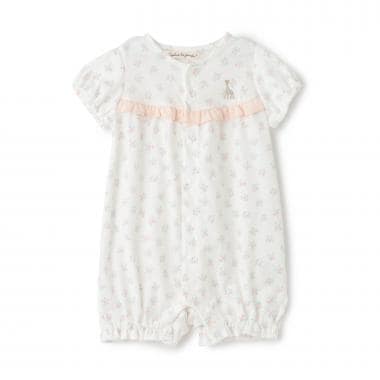 花柄プリントショートオール