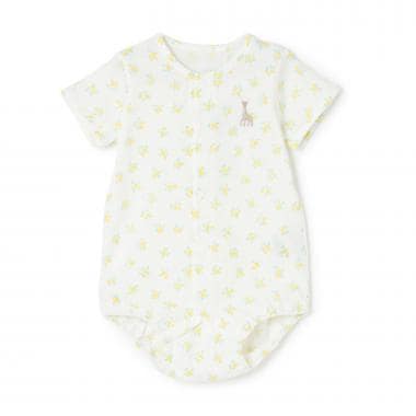 花柄ボディスーツ