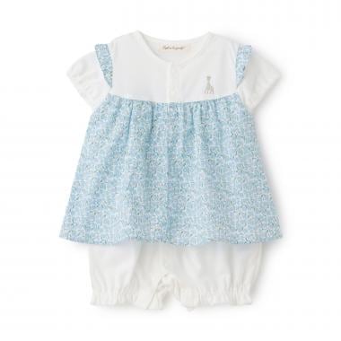 花柄ショートオール