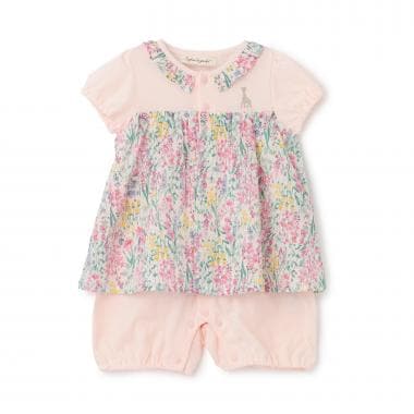 リップル花柄ショートオール