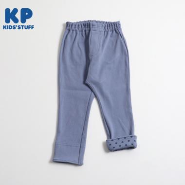 ストレッチ裾ロールアップパンツ(100)