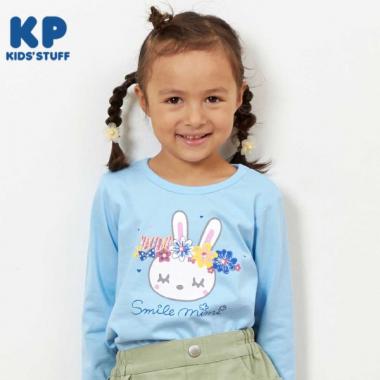 新品 KP ブーケTシャツ キュロット お花刺繍のmimiちゃんTシャツ
