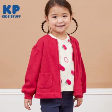 KP(ケーピー)スカラップポケット裏シャギージップアップ(90~140)