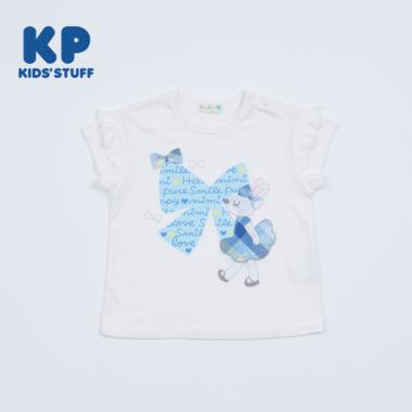 KP(ケーピー)うさぎ半袖Tシャツ80～90(80cm ラベンダー): ベビー