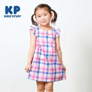 ☆P☆美品　バーバリー　キッズ　ワンピース　130　ノバチェック　メガチェ バーバリー シルバーグレーチェックのワンピース 90 / ブランド