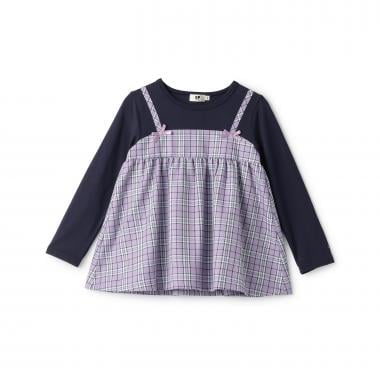 チェックチュニック