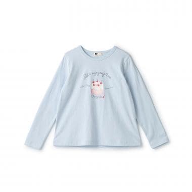 スイーツプリント長袖Tシャツ
