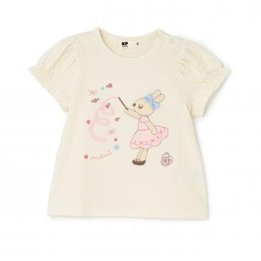 mimiちゃん アップリケ Tシャツ