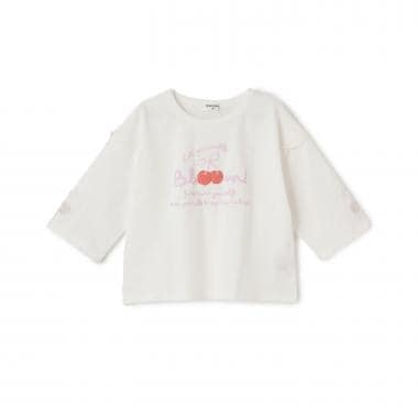 【Trois Lapins】 7分袖Ｔシャツ