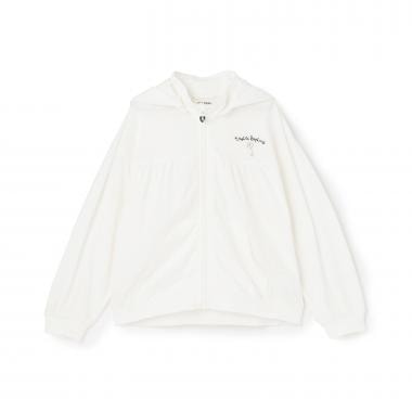 【Trois Lapins】 ジップアップ カーディガン 【接触冷感】